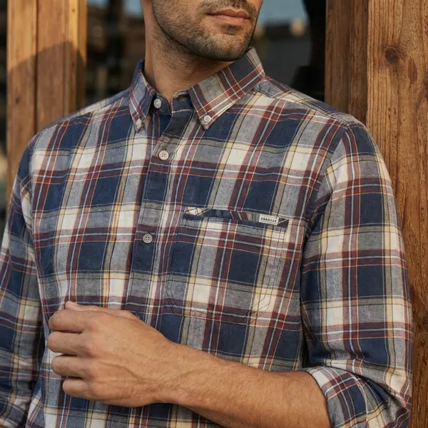 Navy_Blue_And_Beige_Checkered_Full_Sleeve_Casual_Shirt