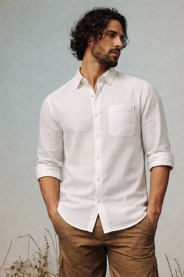White_Textured_Cotton_Casual_Shirt_With_Chest_Pocket