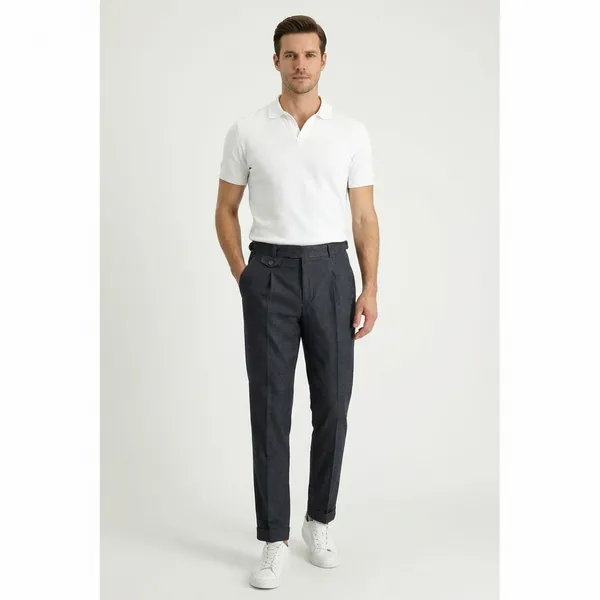 Black_And_Greyish_Pleated_Formal_Trousers