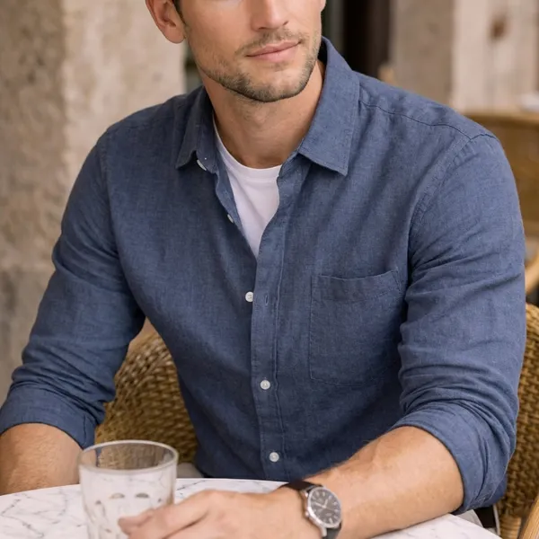 Navy_Blue_Linen_Shirt_-_Classic_Casual_Long_Sleeve_Button-Down
