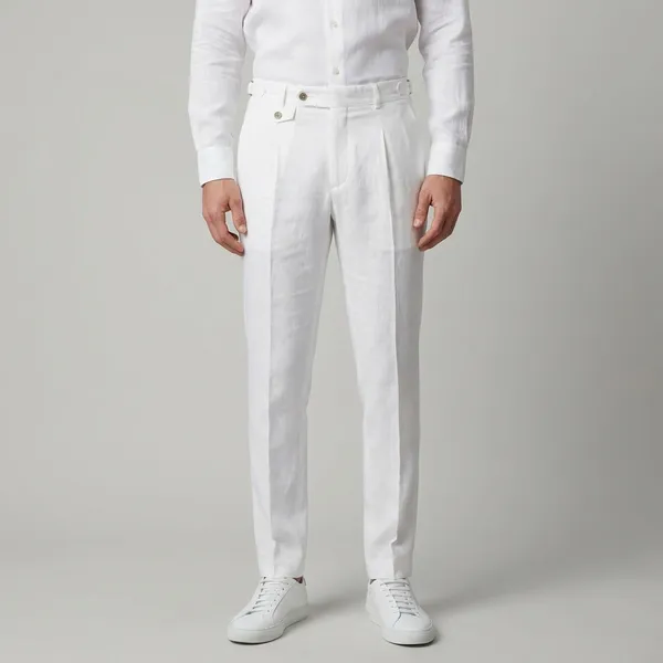 White_Pleated_Formal_Trousers