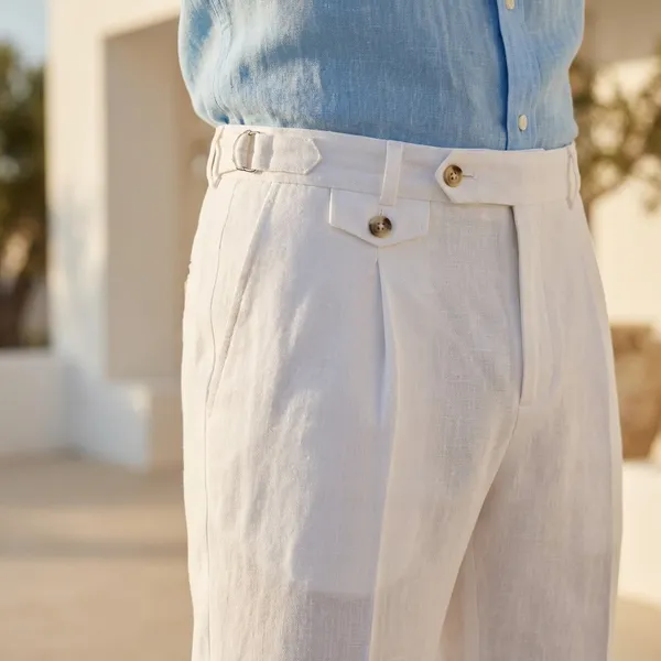 White_Pleated_Formal_Trousers