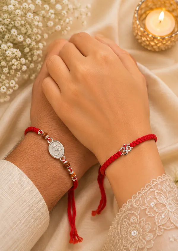Divine_Om_Rudraksha_Rakhi_Duo