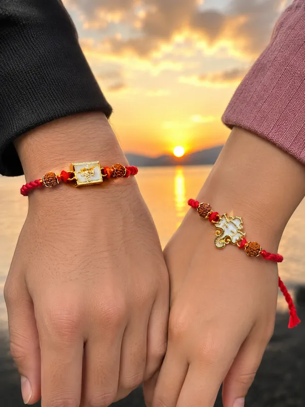 Divine_Ganesha_Rudraksha_Rakhi_Set