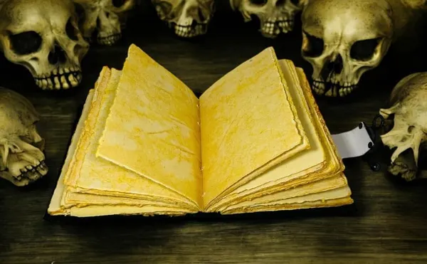 Cuirte_Book_Of_Spells_Aesthetic_Journal_|_Deckle_Edge_Paper_Grimoire_Printed_Leather_Journal_|_Wheel_Of_Fortune_Tarot_Notebook_|_Antique_Vintage_Leather_Journals_For_Men_And_Women