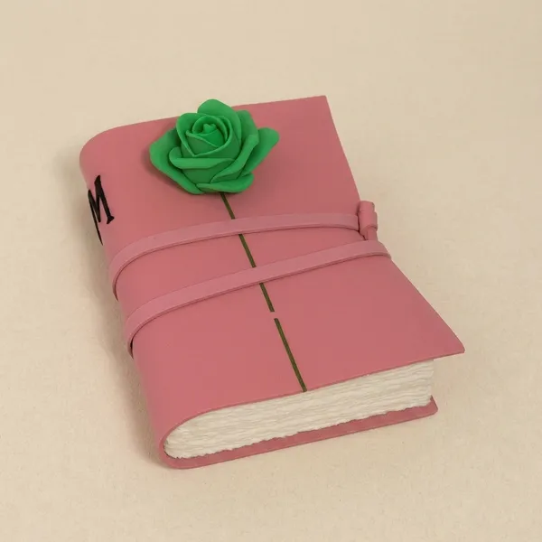 Blank_Leather_Journal_Notebook_For_Girls_And_Women_With_Flower