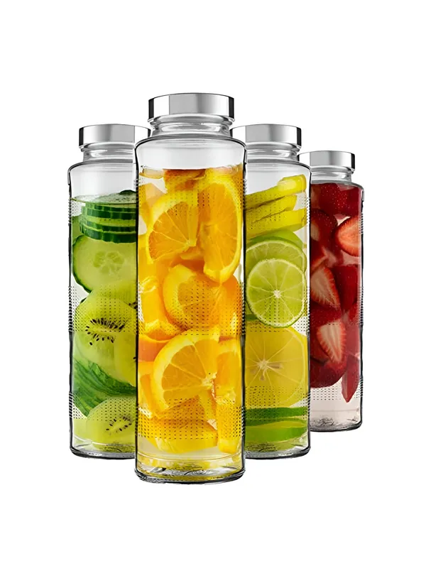 Glass_Spill-Proof_Transparent_Water_Bottle_Set_Of_4_750_Ml