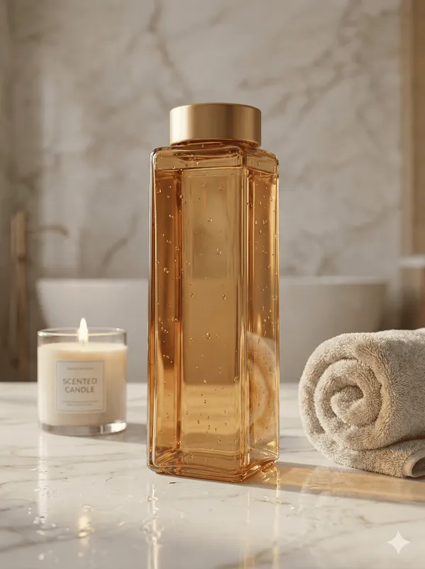Glass_Square_Gold_Finish_Glass_Bottle_750_Ml