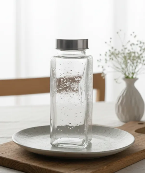 Glass_Square_Clear_Leakproof_Steel_Lid_Glass_Bottle_500_Ml