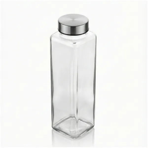 Glass_Square_Clear_Leakproof_Water_Bottle_750_Ml