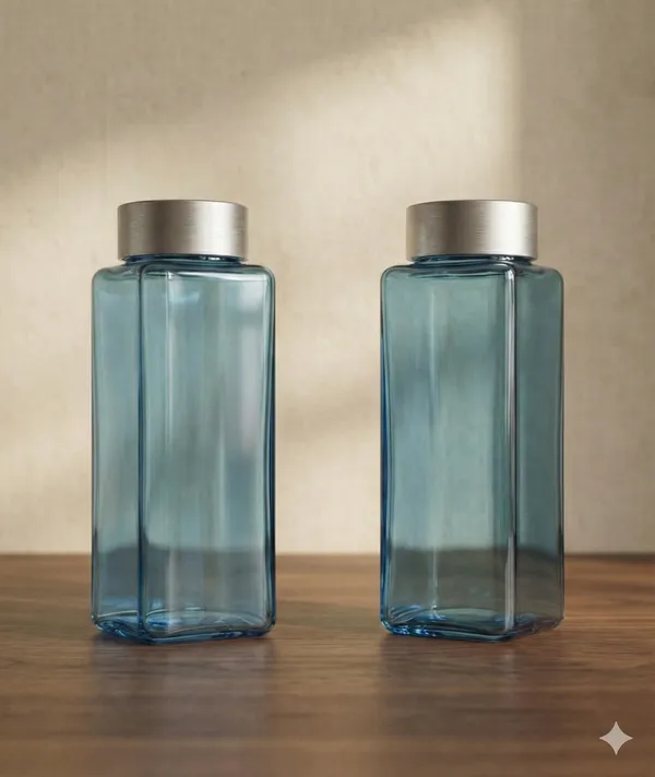 Glass_Square_Light_Blue_Glass_Bottle_Pack_Of_2_500_Ml