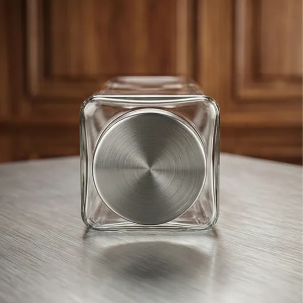 Glass_Square_Clear_Water_Bottle_Airtight_Steel_Lid_Set_Of_2_750_Ml