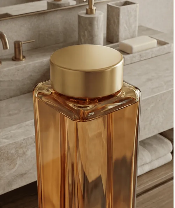 Glass_Square_Champagne_Gold_Glass_Bottle_Pack_Of_2
