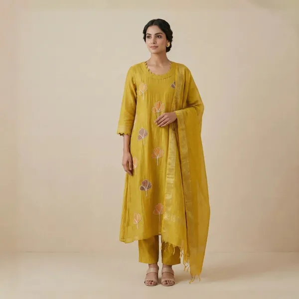 Mustard_Yellow_Mul_Chanderi_Suit_Set