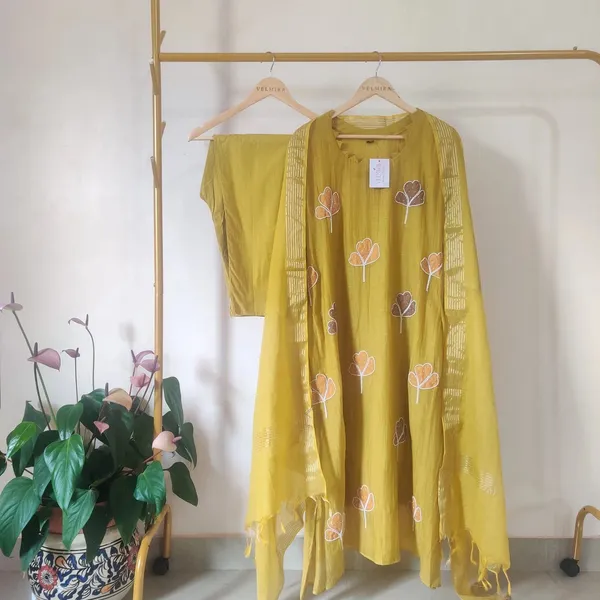 Mustard_Yellow_Mul_Chanderi_Suit_Set