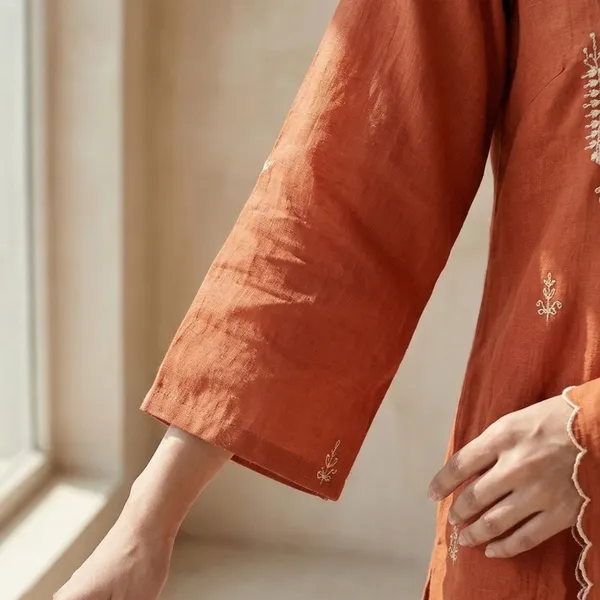 Rust_Orange_Mul_Chanderi_Kurta_Suit