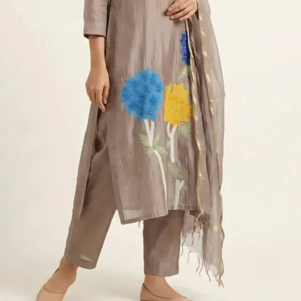Brown_Mul_Chanderi_Suit_Set