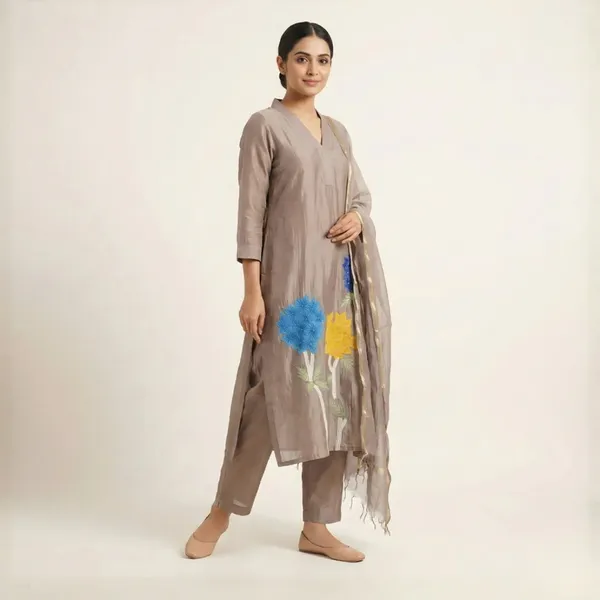 Brown_Mul_Chanderi_Suit_Set