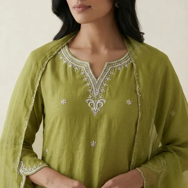 Mehendhi_Green_Mul_Chanderi_Suit_Set
