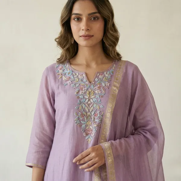 Mul_Chanderi_Kurta_Suit_With_Hand_Embroidery