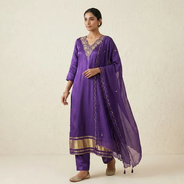 Indulge_In_Luxury_With_This_Pure_Gajji_Silk_Suit