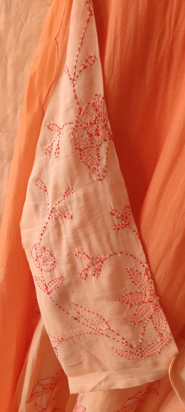Orange_Pure_Mul_Chanderi_Suit_Set_For_Women