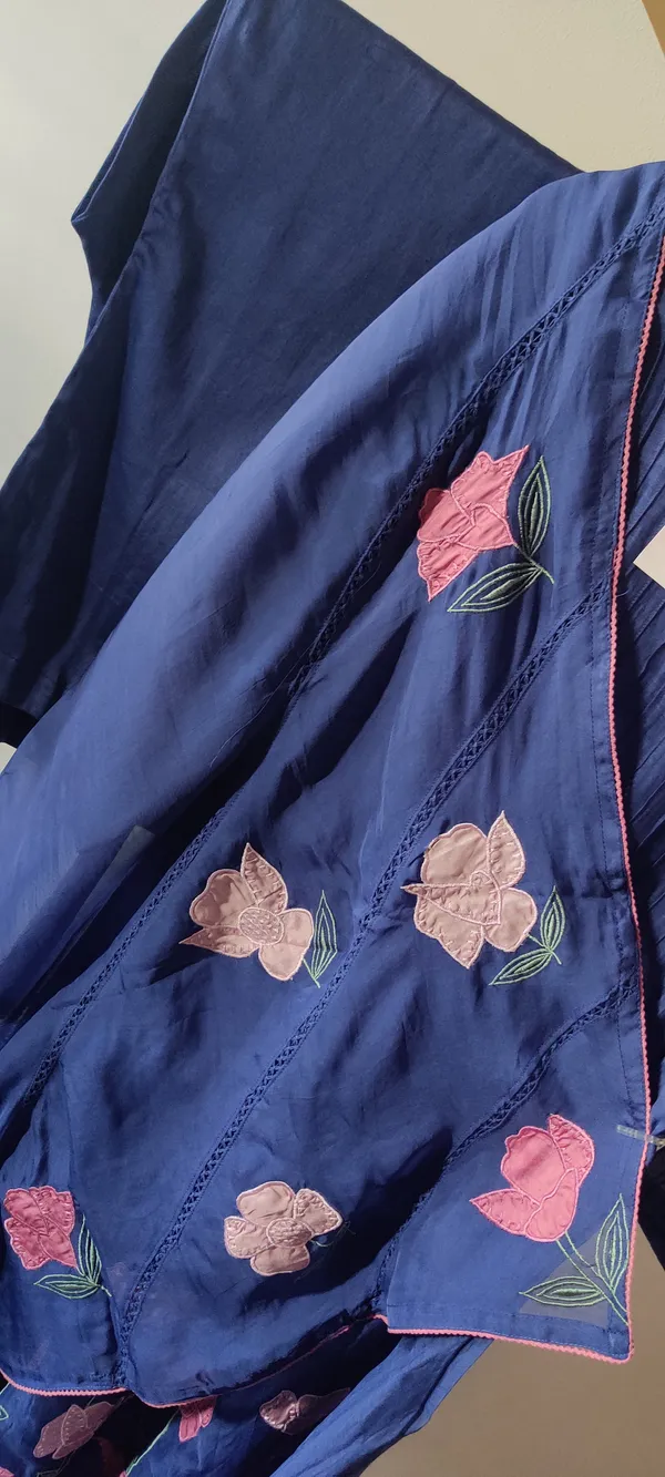 Blue_Pure_Mul_Chanderi_Suit_Set_For_Women