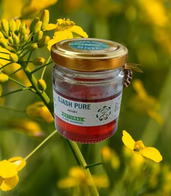 Ojash_Pure_Natural_Honey_Glass_Jar