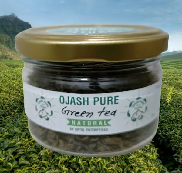 Ojash_Pure_Green_Tea_Glass_Jar_Natural_Antioxidant_Rich_Fat_Cutter