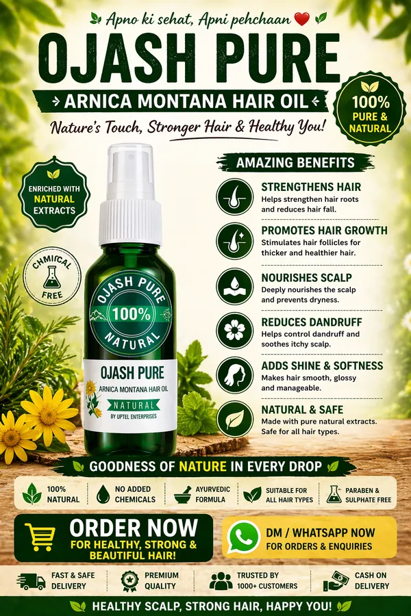 Ojash_Pure_Arnica_Hair_oil