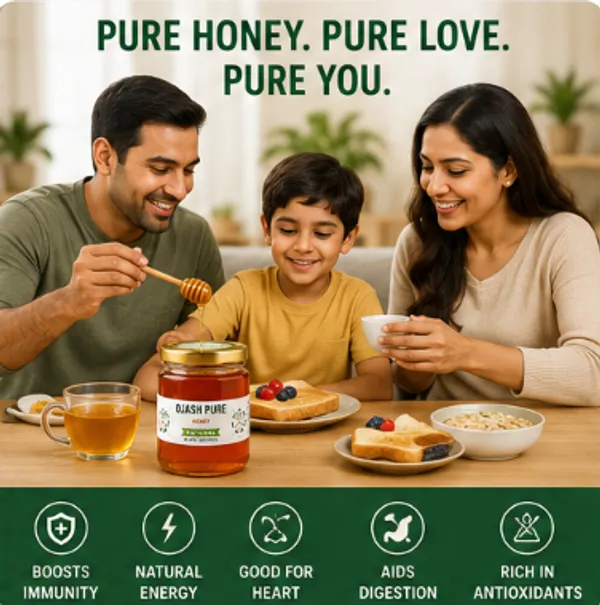 Ojash_Pure_Natural_Honey_Glass_Jar