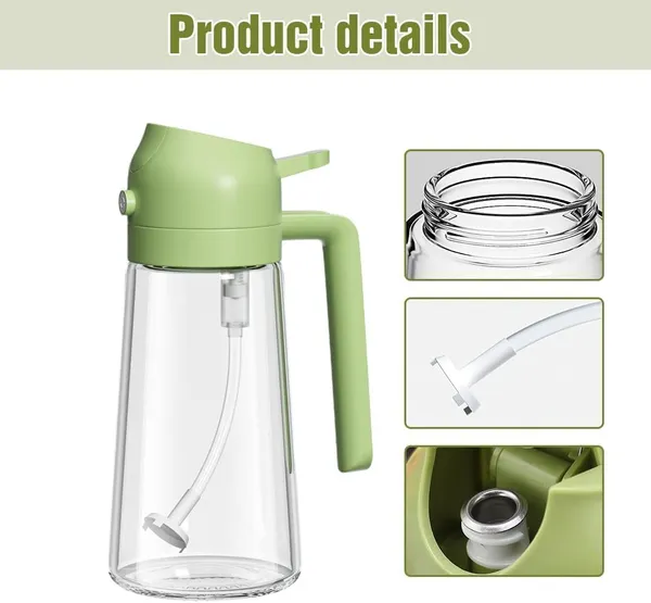 Plastic_Oil_Dispenser_With_Pour/Spray_Function,_500Ml_Capacity,_Transparent_With_Lock_Oil_Nozzle_Lid,_Leakproof,_Spill_Proof,_Big_Bottleneck_Easy_Refill,_Food_Grade_Plastic