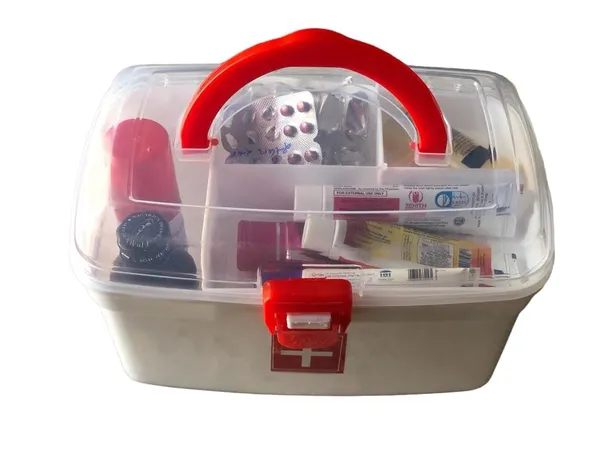 Empty_First_Aid_Kit_|_Plastic_Medical_Organizer_For_Home_&_Travel_|_Emergency_Medicine_Storage_Kit_|_Portable_First_Aid_Essentials