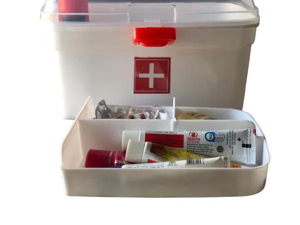 Empty_First_Aid_Kit_|_Plastic_Medical_Organizer_For_Home_&_Travel_|_Emergency_Medicine_Storage_Kit_|_Portable_First_Aid_Essentials