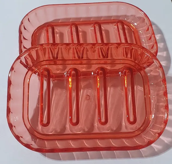 Pack_Of_2_Plastic_Soap_Dish_Racks_–_Durable_Kitchen_Dish_Drainers_With_Tray_&_Cutlery_Holder_|_2-Tier_Soap_Dish_Organizer_For_Efficient_Kitchen_Storage,_Bathroom_Counter_Organiser