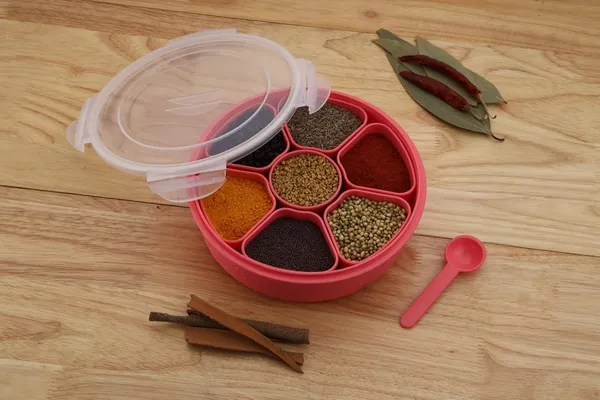 Classy_Plastic_7-Box_Spice_Box_With_1_Spoon_–_Multi-Compartment_Masala_Dabba_&_Kitchen_Organizer_|_Spice_Storage_Container_With_Lids_For_Easy_Use