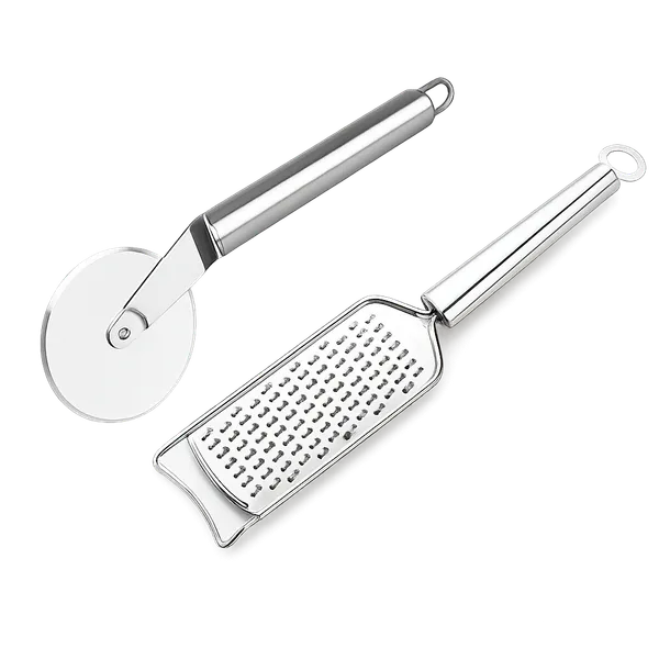 Stainless_Steel_Cheese_Grater_And_Pizza_Cutter_Wheel