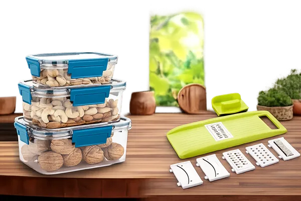 Manual_Dry_Fruit_,Vegetables_Slicer_And_Airtight_Food_Storage_Container_Set