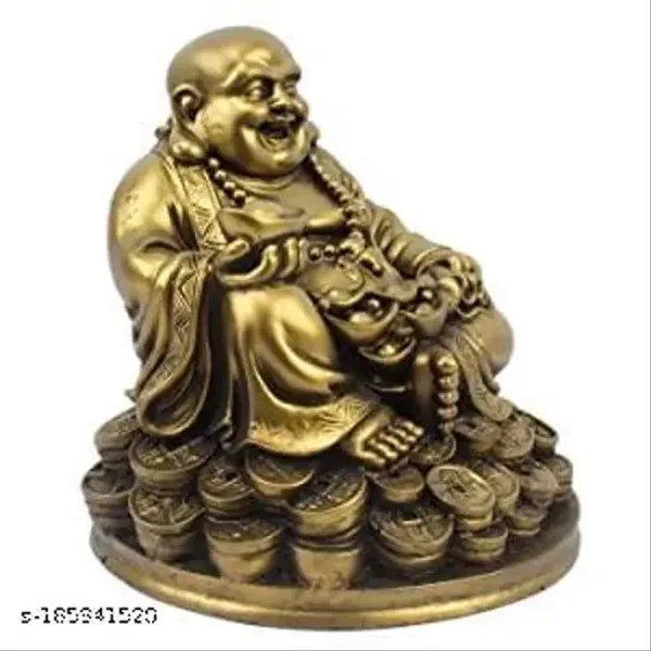 Resin_Fengshui_Figurine_Laughing_Buddha_Sitting_On_Luck_Money_Coins_Carrying_Golden_Ingot_For_Good_Luck_Happiness_5_Inches_Gold_1_Piece_Home_Deocration_Gifting_Made_In_India_Idols_Figurines