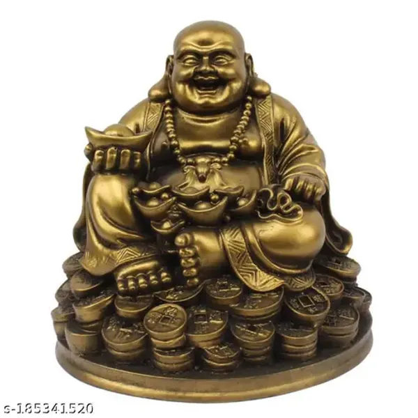 Resin_Fengshui_Figurine_Laughing_Buddha_Sitting_On_Luck_Money_Coins_Carrying_Golden_Ingot_For_Good_Luck_Happiness_5_Inches_Gold_1_Piece_Home_Deocration_Gifting_Made_In_India_Idols_Figurines