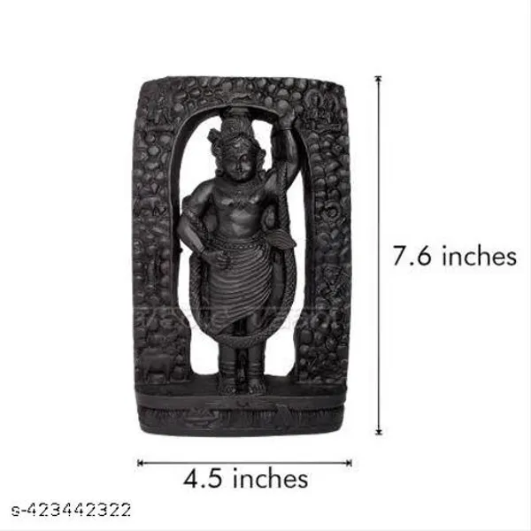 Aunthetic_Shrinathji_Darshan_Swarup_Black_Matt_7.6_Inch_Height