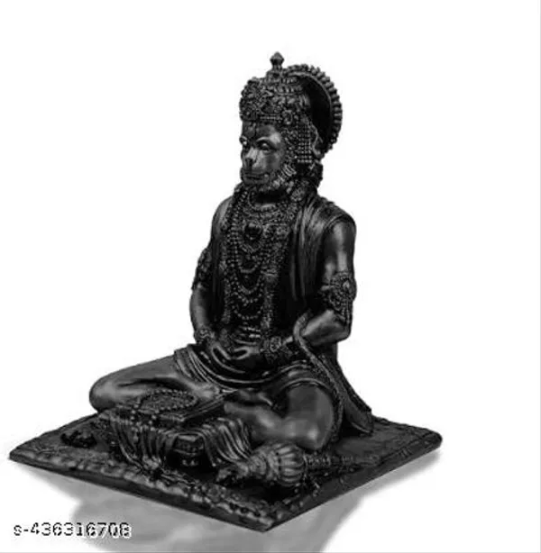 Pack_Of_2_Lord_Hanuman_Idol_Statue_For_Home_Decoration_And_Puja_Made_With_Resin_For_Lightweight_Colour_Matte_Black_