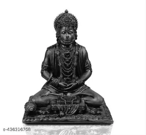 Pack_Of_2_Lord_Hanuman_Idol_Statue_For_Home_Decoration_And_Puja_Made_With_Resin_For_Lightweight_Colour_Matte_Black_