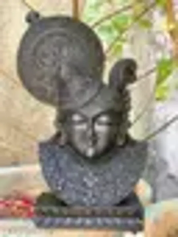 Nathdwara_Srinathji_Mukharvind_Darshan_Swaroop_Lord_Krishna_Statue_Sculpture_For_Home_Office_Bedroom_Living_Room_Size_Height_9_Inch_Lenghth_12_Cm_Material_Marble_Dust