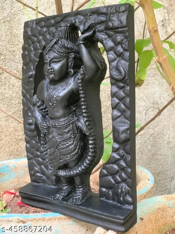 Nathdwara_Srinathji_Girikandra_Darshan_Swaroop_Lord_Krishna_Statue_Sculpture_For_Home_Office_Bedroom_Living_Room_Size_Height_8_Inch_Lenghth_5.5_Inch_Material_Marble_Dust
