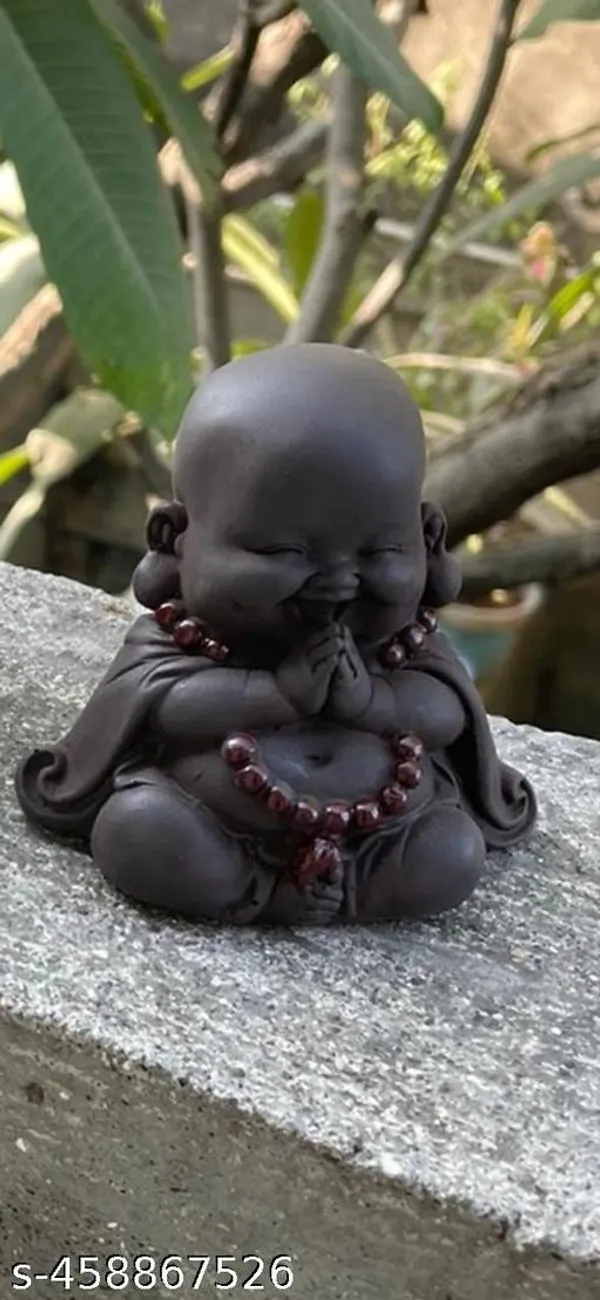 Pack_Of_2_Buddha_Statue_Laughing_Buddha_Smiling_Little_Buddha_Marble_Dust_Buddha_Statue_Little_Monk_Figurine_Cute_Baby_Buddha_For_Home_Office_Car_Decors_Gift_Crafts_And_Arts_Brawn_Maala