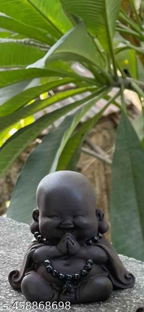 Pack_Of_2_Buddha_Statue_Laughing_Buddha_Smiling_Little_Buddha_Marble_Dust_Buddha_Statue_Little_Monk_Figurine_Cute_Baby_Buddha_For_Home_Office_Car_Decors_Gift_Crafts_And_Arts_Black_Maala