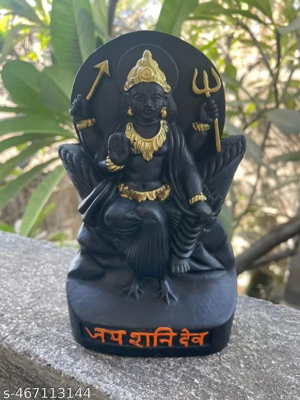 Marble_Dust_Lord_Shani_Dev_Shani_Maharaj_Statue_7_Inches_Black_1_Piece