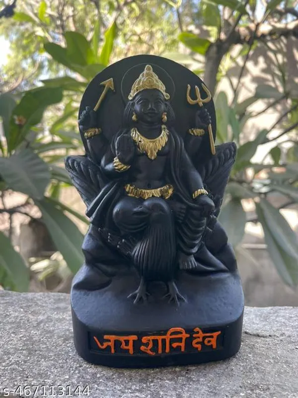 Marble_Dust_Lord_Shani_Dev_Shani_Maharaj_Statue_7_Inches_Black_1_Piece