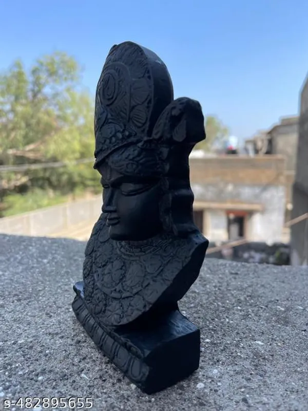 Pack_Of_2_Nathdwara_Srinathji_Mukharvind_Darshan_Swaroop_Lord_Krishna_Statue_Sculpture_For_Home_Office_Bedroom_Living_Room_Size_Height_6_Inch_Lenghth_3_Inch_Material_Marble_Dust